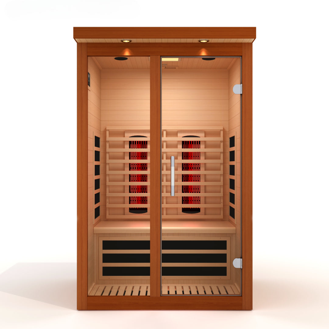 Dynamic "Llumeneres" 2 Person Full Spectrum NZ EMF FAR IR Sauna (DYN-6215-03 FS)