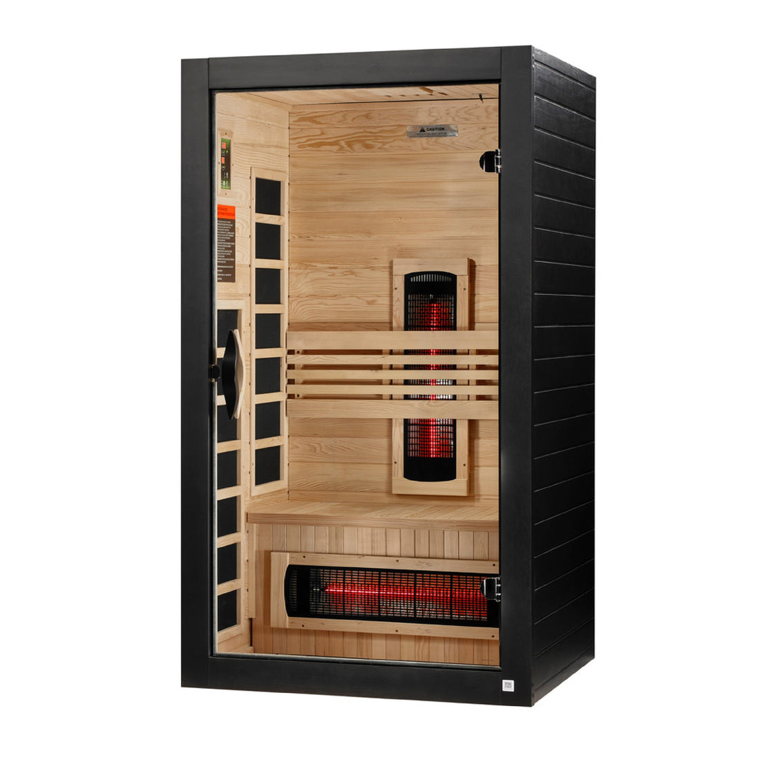 Dynamic "Santorini" 1-2 Person Full Spectrum NZ EMF FAR IR Sauna (DYN-6009-03 FS)