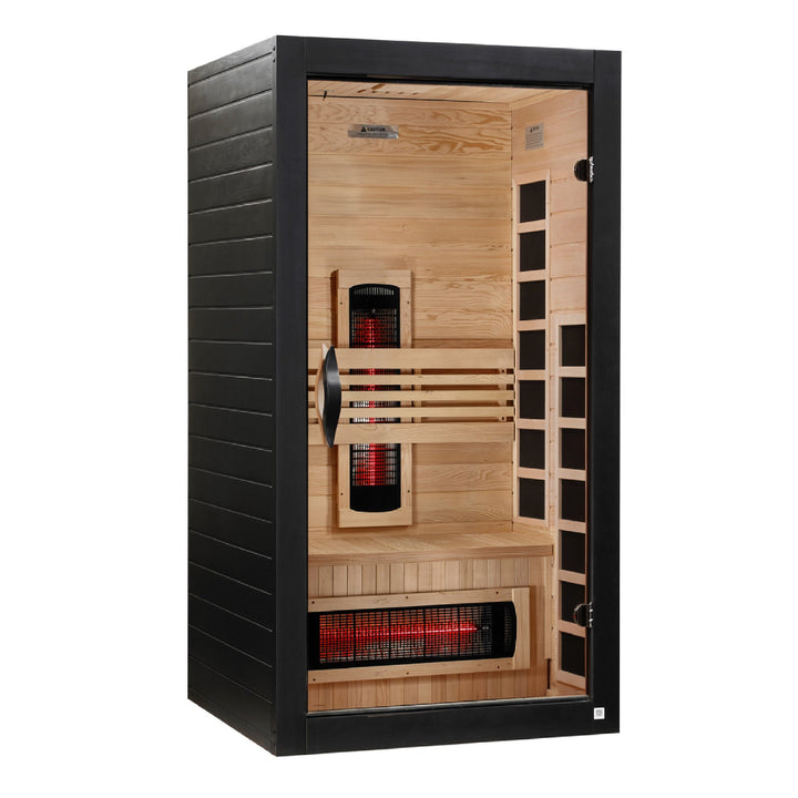 Dynamic "Santorini" 1-2 Person Full Spectrum NZ EMF FAR IR Sauna (DYN-6009-03 FS)