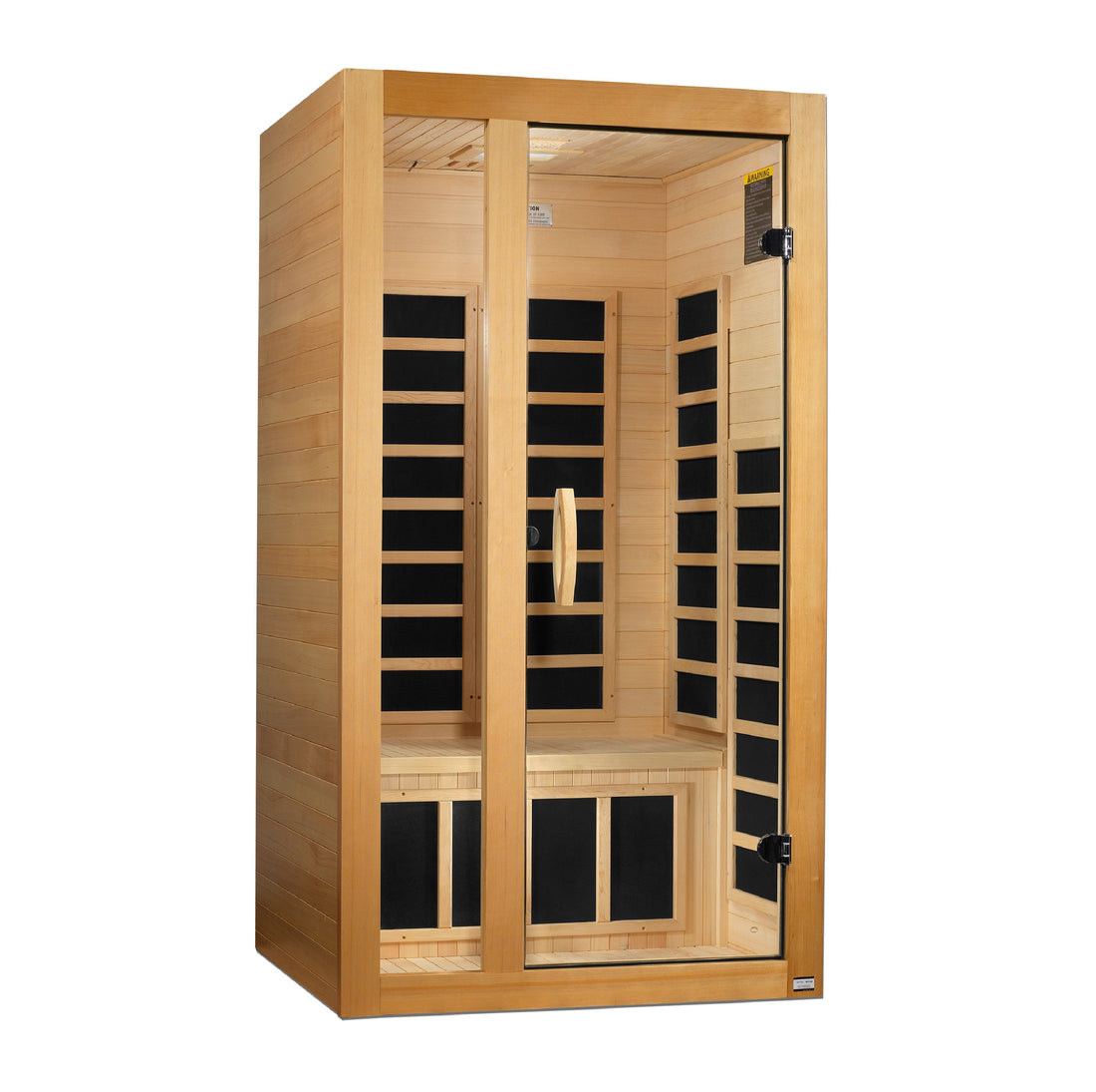Dynamic "Gracia Elite" 1-2 Person Ultra Low EMF FAR IR Sauna (DYN-6119-01 Elite)