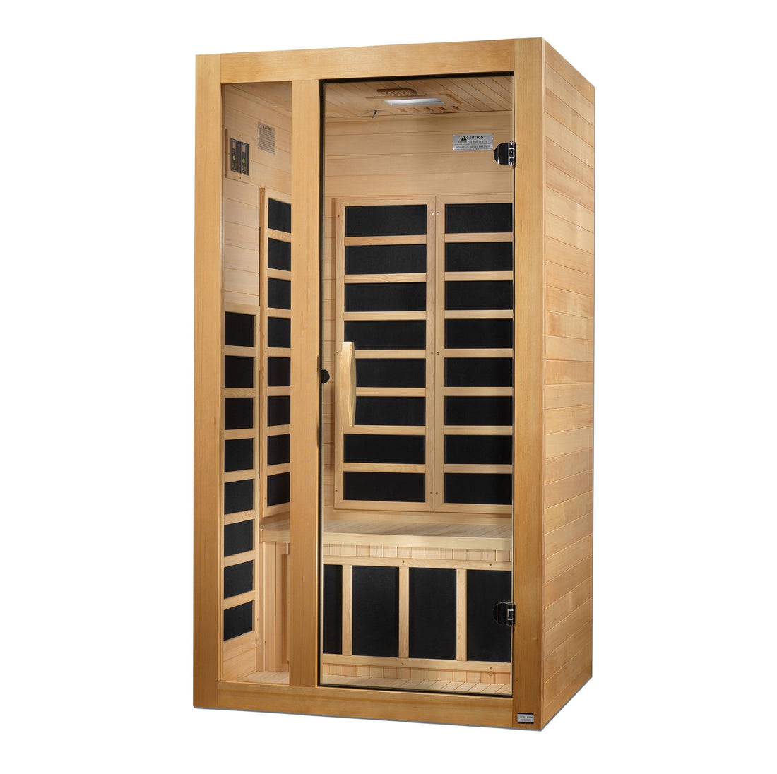Dynamic "Gracia Elite" 1-2 Person Ultra Low EMF FAR IR Sauna (DYN-6119-01 Elite)