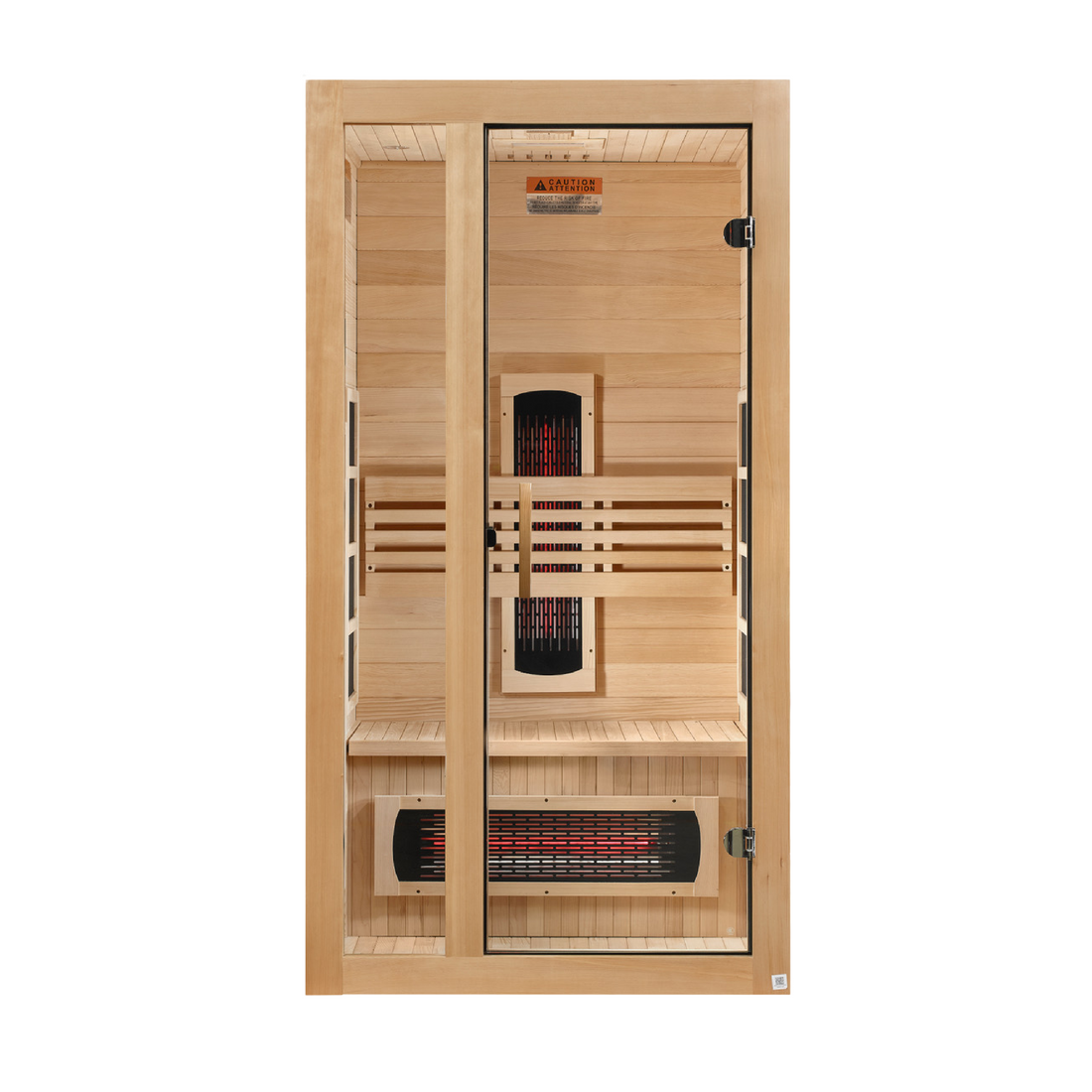 Dynamic "Gracia" 1-2 Person Full Spectrum NZ EMF FAR IR Sauna (DYN-6119-03 FS)