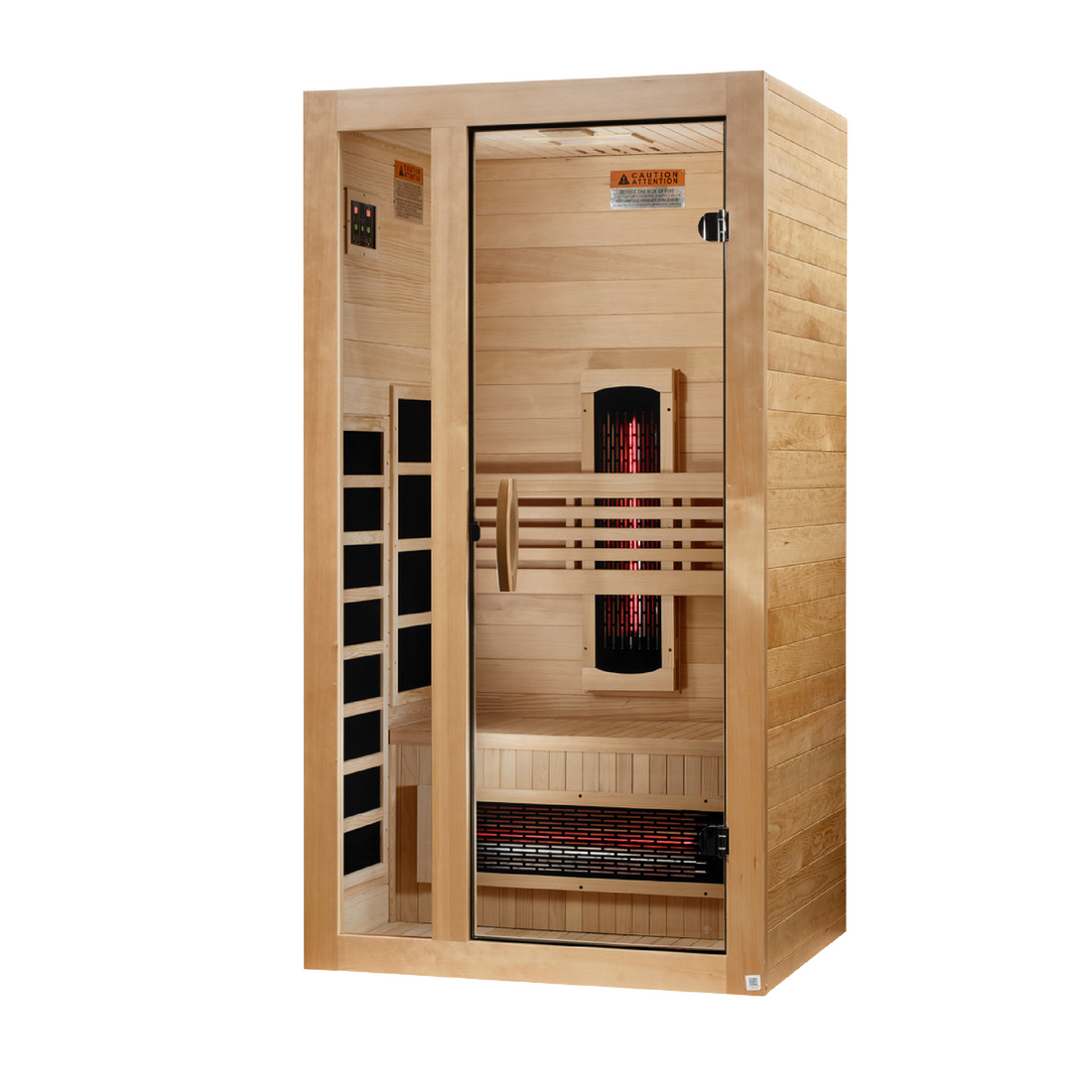 Dynamic "Gracia" 1-2 Person Full Spectrum NZ EMF FAR IR Sauna (DYN-6119-03 FS)