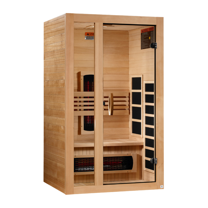 Dynamic "Gracia" 1-2 Person Full Spectrum NZ EMF FAR IR Sauna (DYN-6119-03 FS)