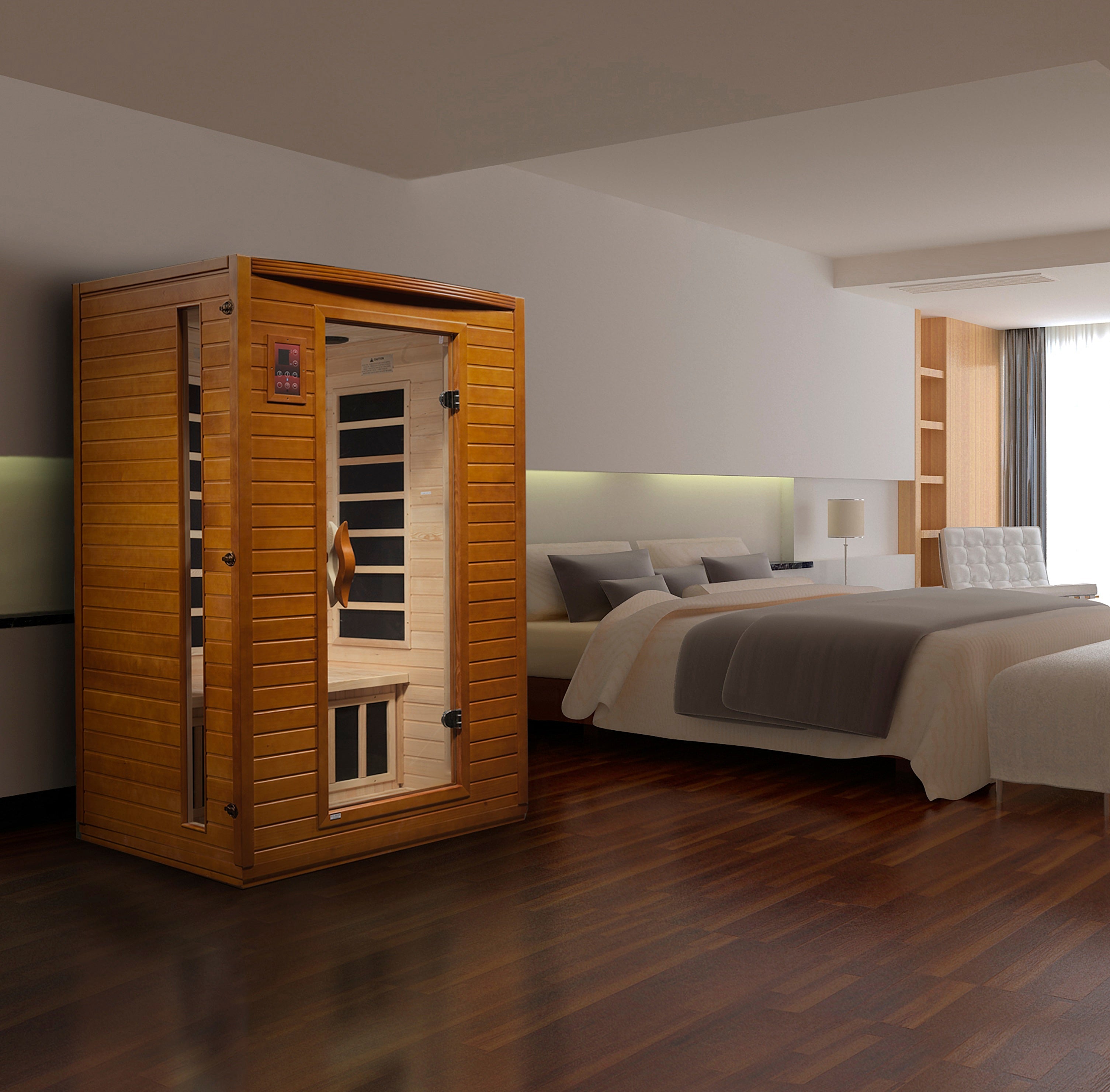 Dynamic "Versailles Elite" 2 Person Ultra Low EMF Far IR Sauna (DYN-6202-03 Elite)