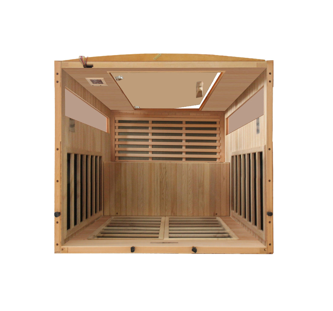 Dynamic "Versailles Elite" 2 Person Ultra Low EMF Far IR Sauna (DYN-6202-03 Elite)