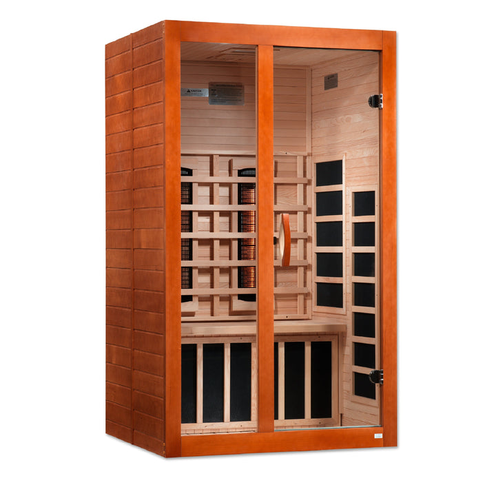 Dynamic "Santiago" 2 Person Full Spectrum NZ EMF FAR IR Sauna (DYN-6209-03 FS)