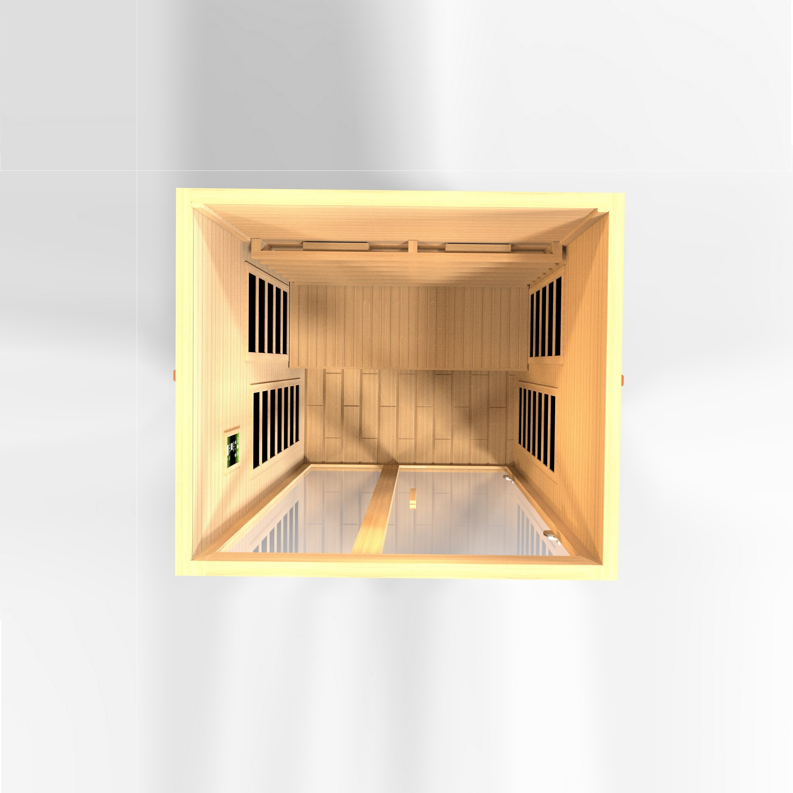Dynamic "Santiago" 2 Person Full Spectrum NZ EMF FAR IR Sauna (DYN-6209-03 FS)