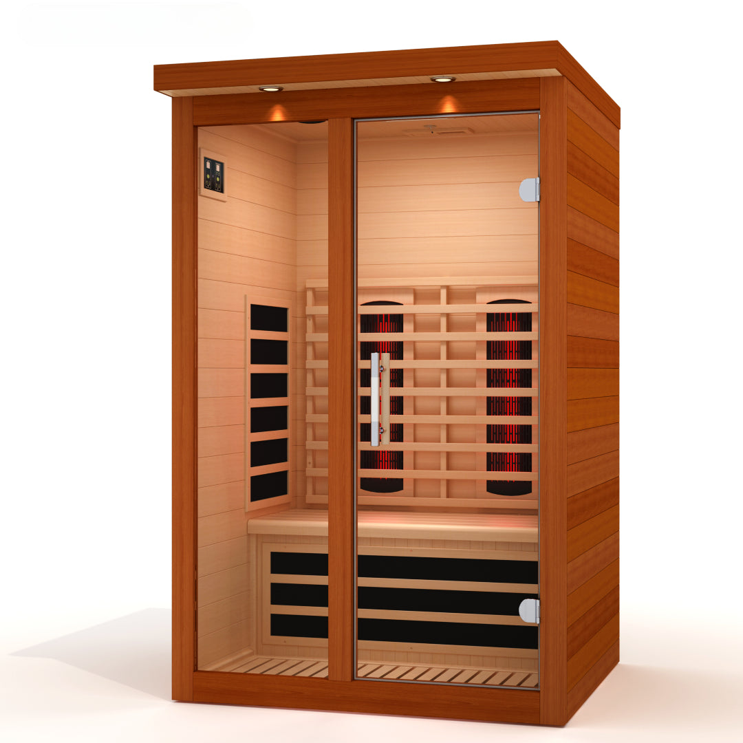 Dynamic "Llumeneres" 2 Person Full Spectrum NZ EMF FAR IR Sauna (DYN-6215-03 FS)