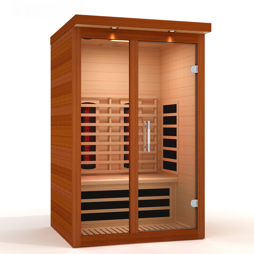 Dynamic "Llumeneres" 2 Person Full Spectrum NZ EMF FAR IR Sauna (DYN-6215-03 FS)