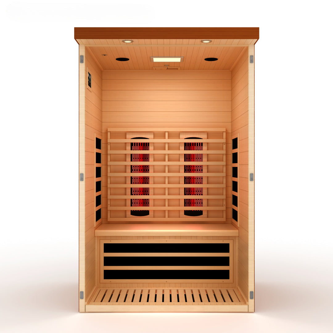 Dynamic "Llumeneres" 2 Person Full Spectrum NZ EMF FAR IR Sauna (DYN-6215-03 FS)