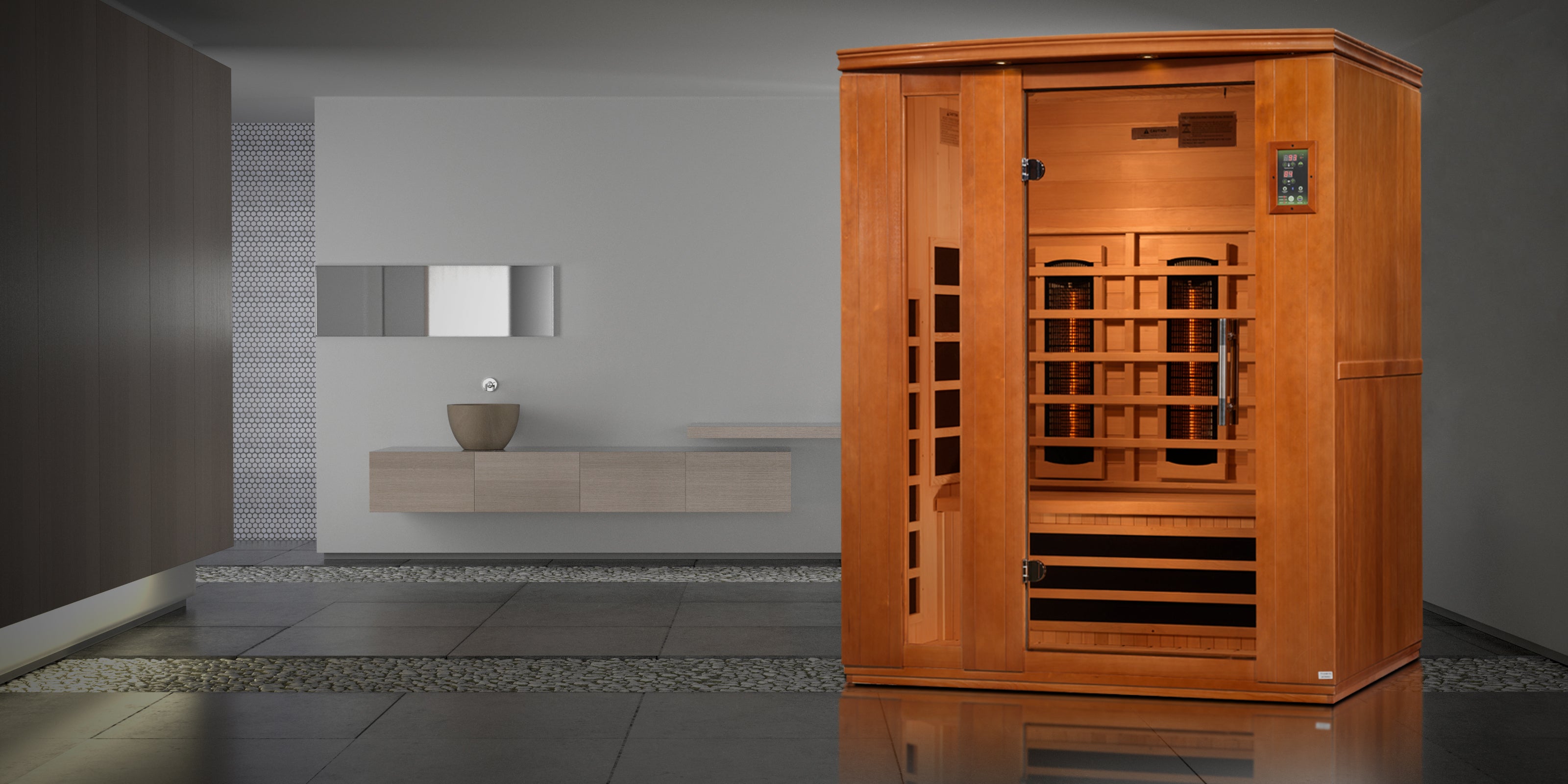 Dynamic "Lugano" 3 Person Full Spectrum IR Sauna (DYN-6336-03 FS)