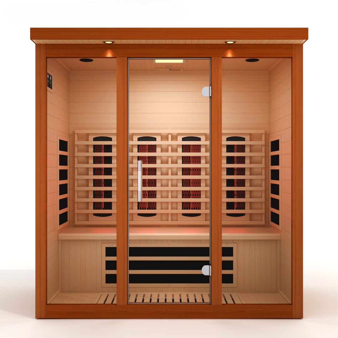 Dynamic "Vila Grande" 4 Person Full Spectrum NZ EMF FAR IR Sauna (DYN-6415-03 FS)