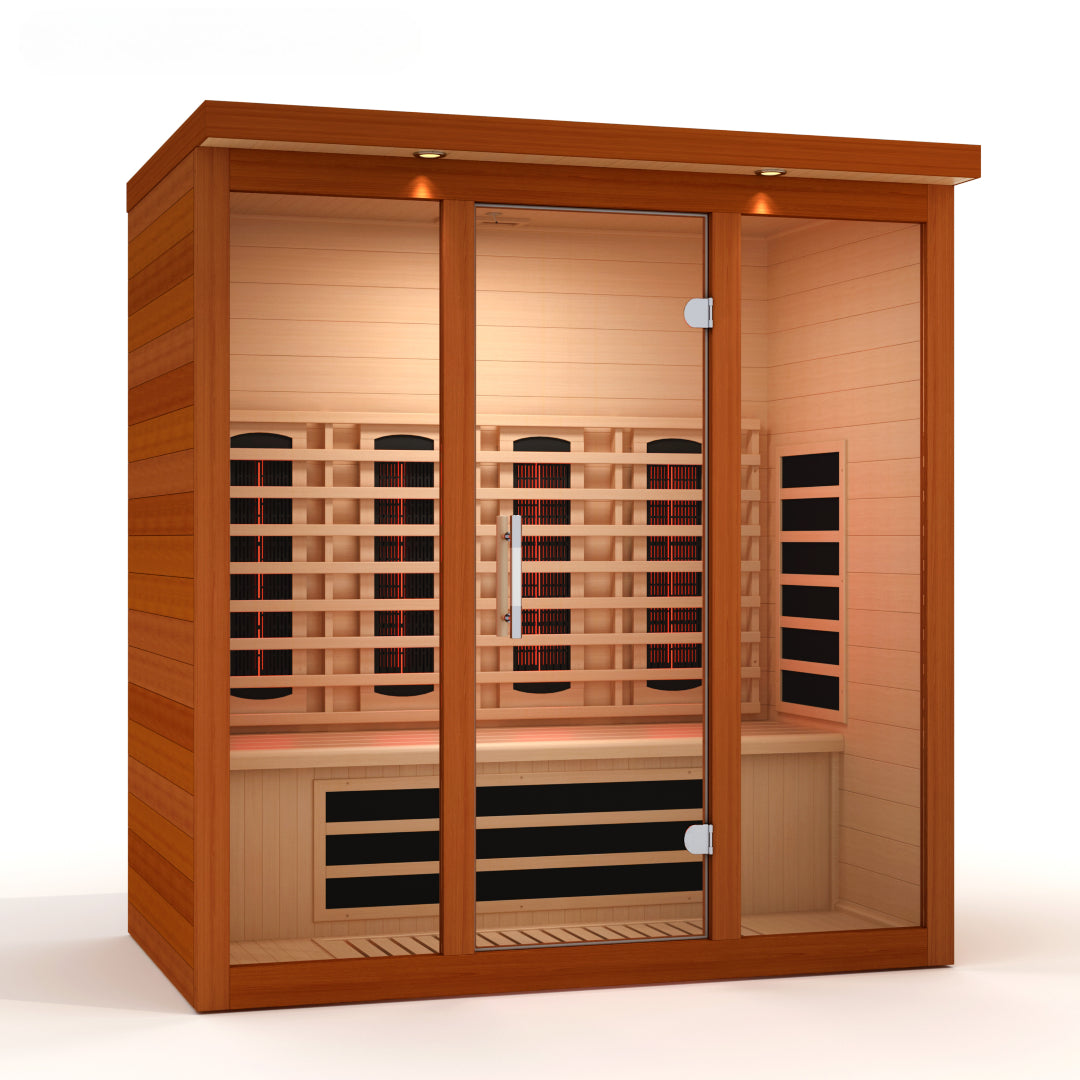 Dynamic "Vila Grande" 4 Person Full Spectrum NZ EMF FAR IR Sauna (DYN-6415-03 FS)