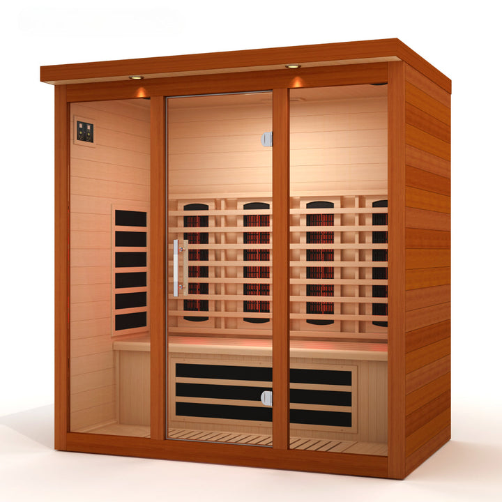 Dynamic "Vila Grande" 4 Person Full Spectrum NZ EMF FAR IR Sauna (DYN-6415-03 FS)
