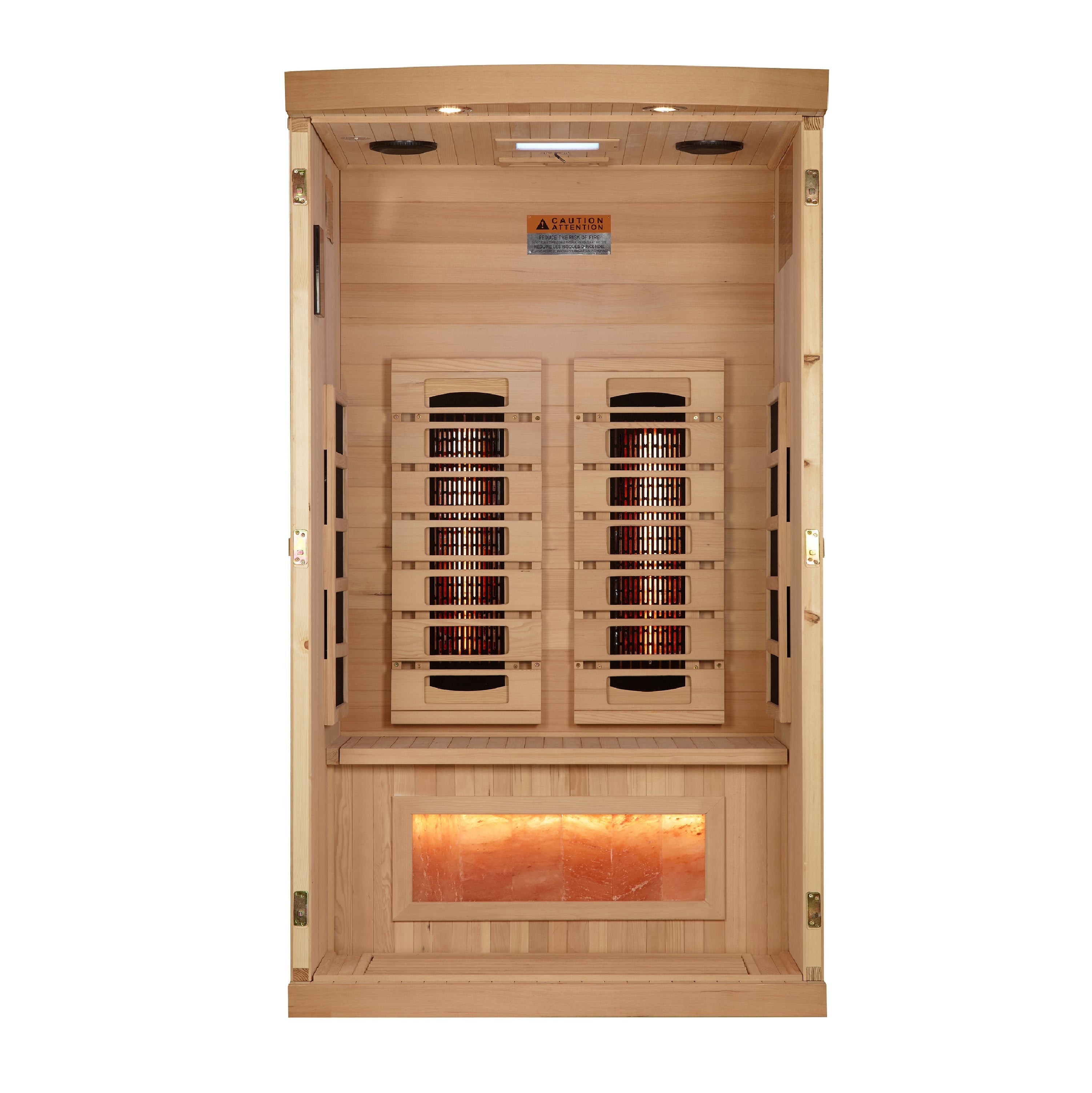 Golden Designs "Reserve Edition" 1-2 Person Full Spectrum with Himalayan Salt Bar (GDI-8010-03)