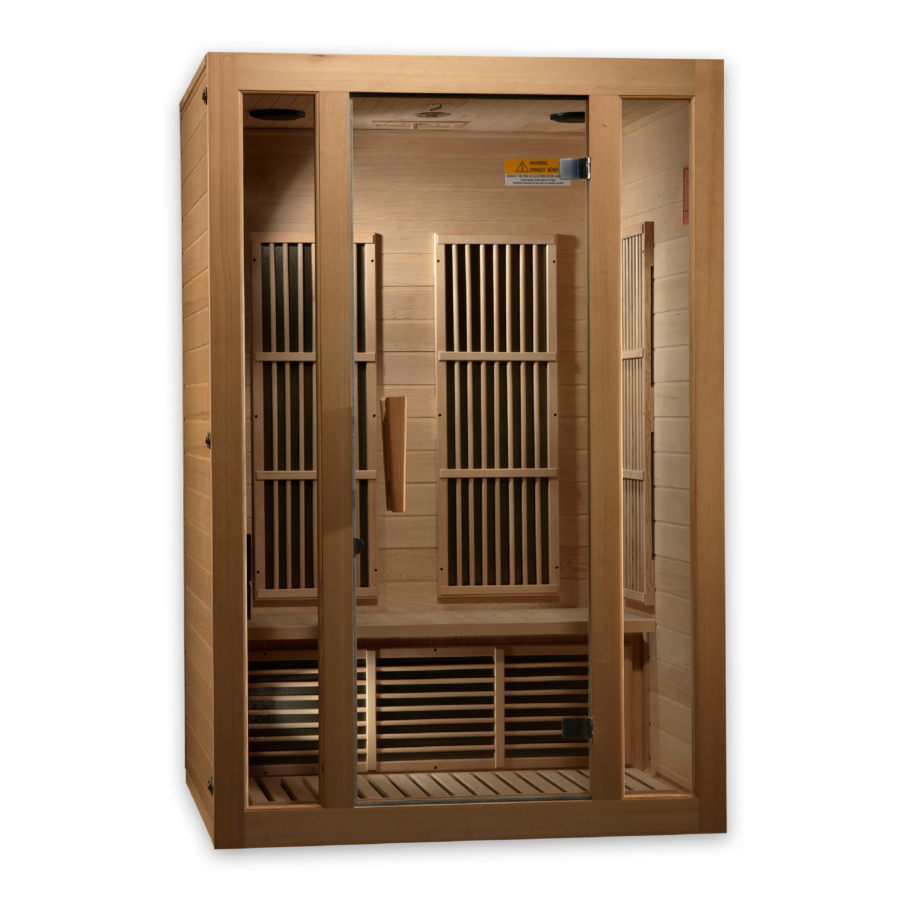 Maxxus "Seattle" 2 Person Near Zero EMF FAR IR Sauna (MX-J206-01 ZF)