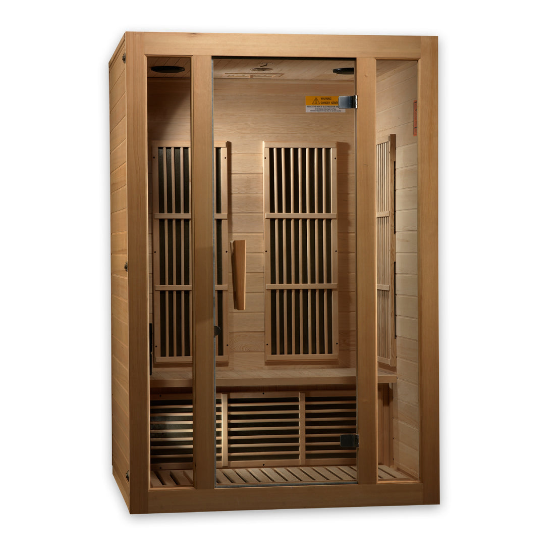 Maxxus "Seattle" 2 Person Near Zero EMF FAR IR Sauna (MX-J206-01 ZF)
