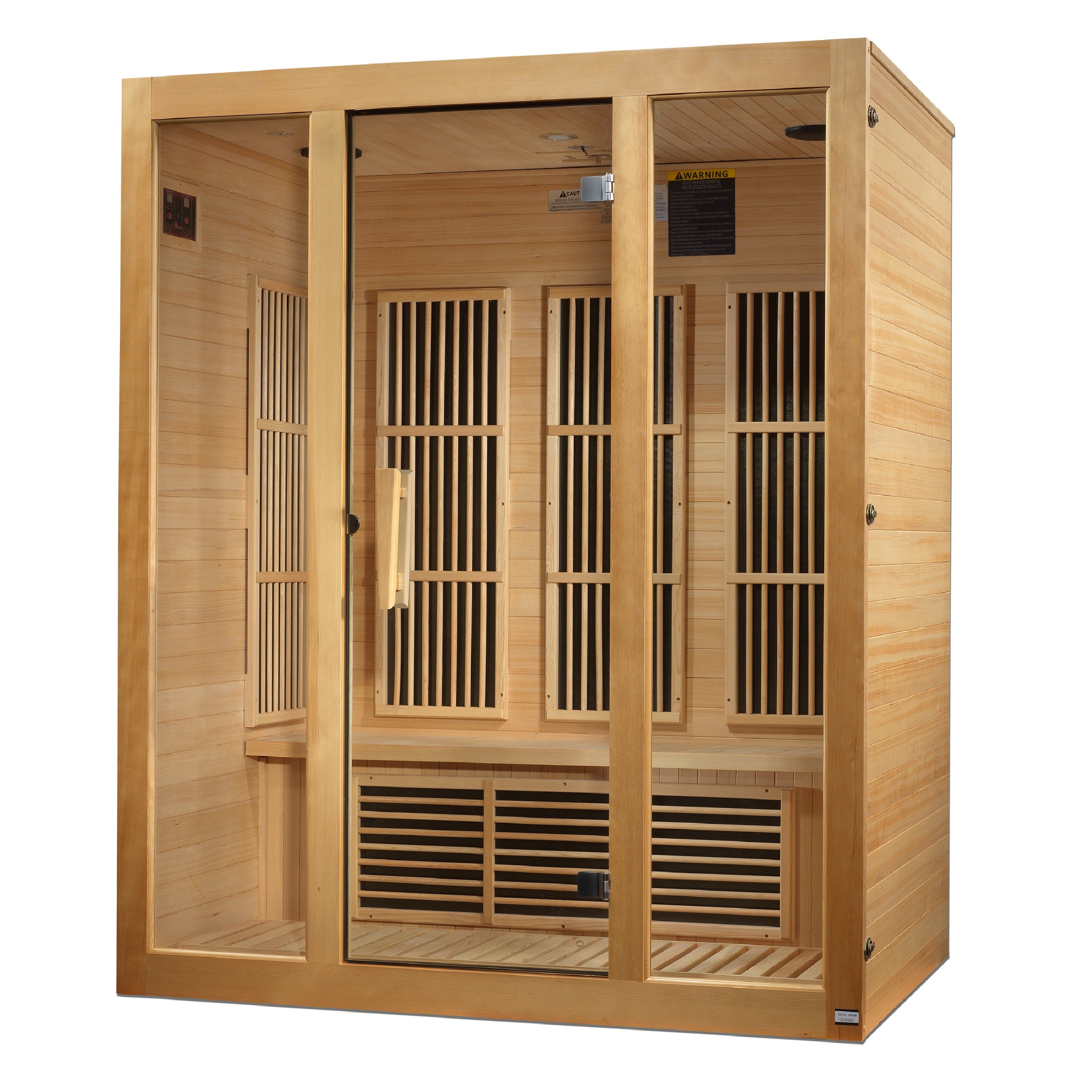 Maxxus "Bellevue" 3 Person NZ EMF FAR IR Sauna (MX-J306-01-ZF)