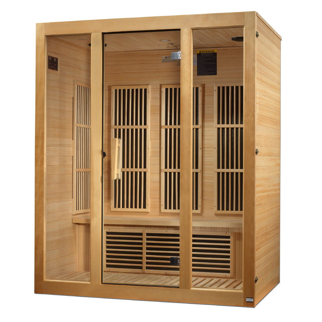 Maxxus "Bellevue" 3 Person NZ EMF FAR IR Sauna (MX-J306-01-ZF)