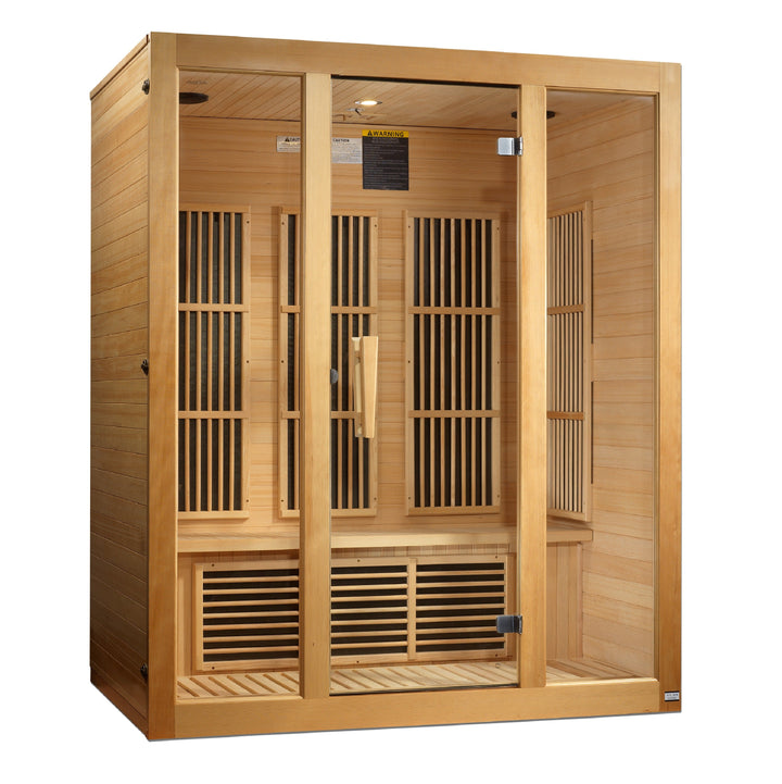 Maxxus "Bellevue" 3 Person NZ EMF FAR IR Sauna (MX-J306-01-ZF)