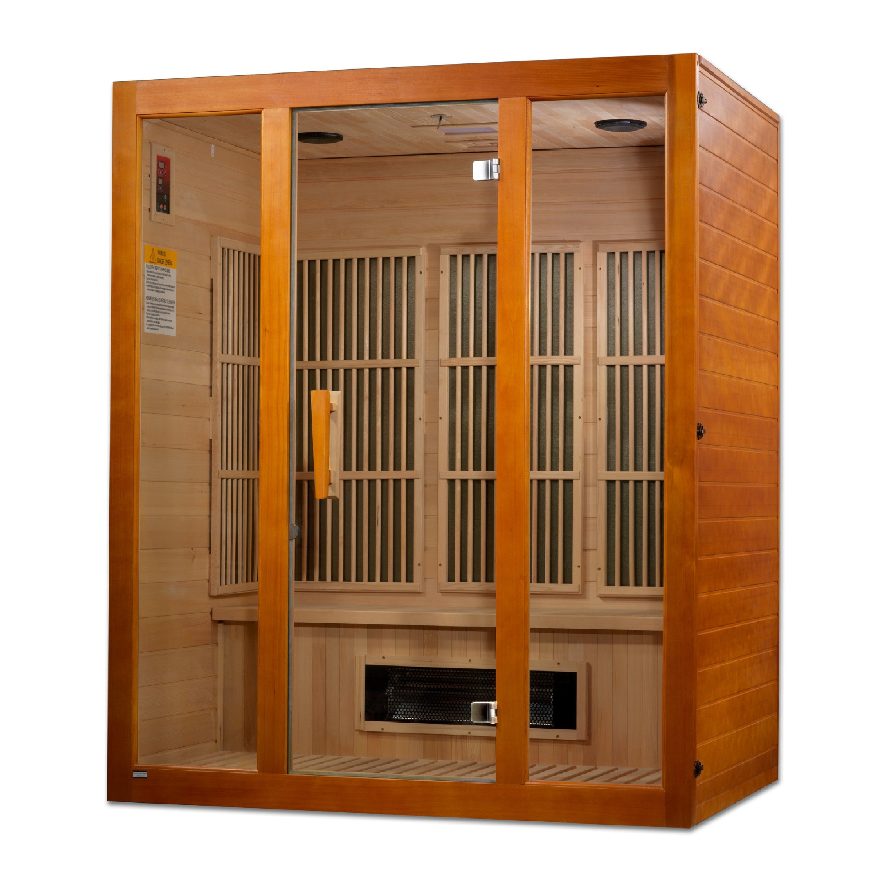Maxxus "Alpine" Dual Tech 3 Person Low EMF FAR IR Sauna (MX-J306-02S)
