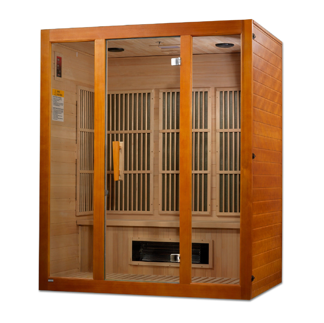 Maxxus "Alpine" Dual Tech 3 Person Low EMF FAR IR Sauna (MX-J306-02S)
