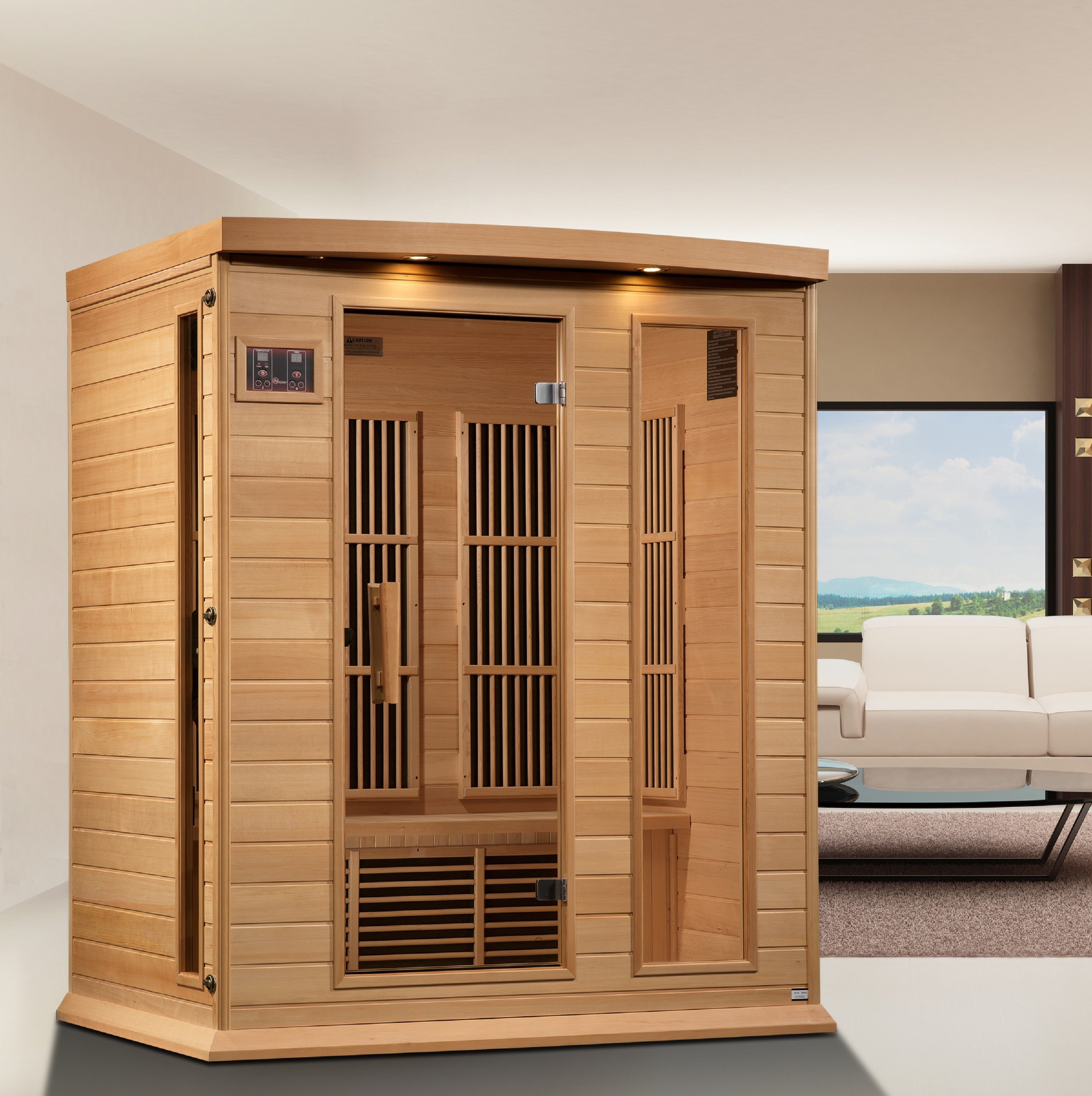 Maxxus 3 Person NZ EMF FAR IR Sauna (MX-K306-01-ZF)