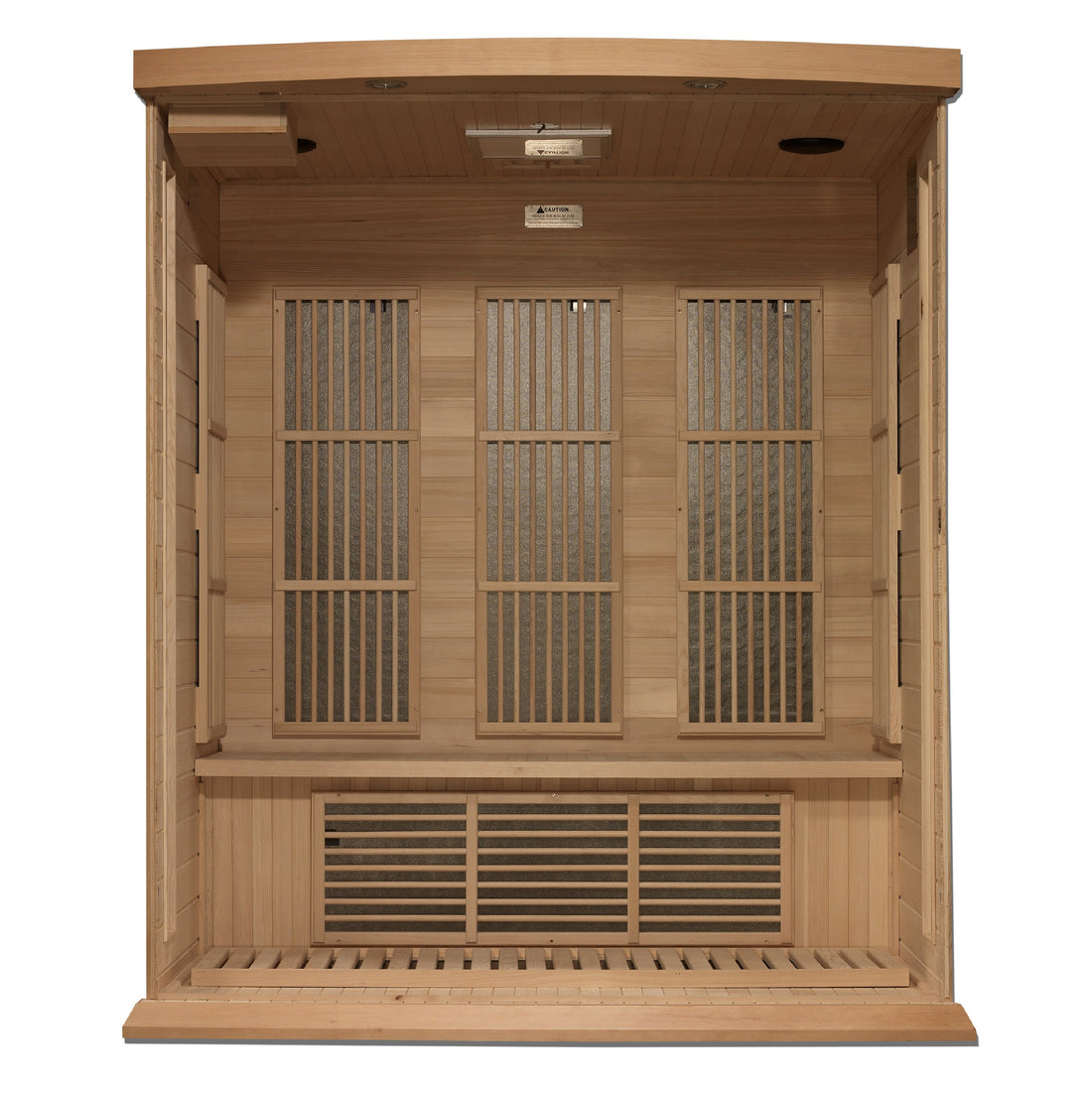 Maxxus 3 Person NZ EMF FAR IR Sauna Red Cedar (MX-K306-01-ZF CED)