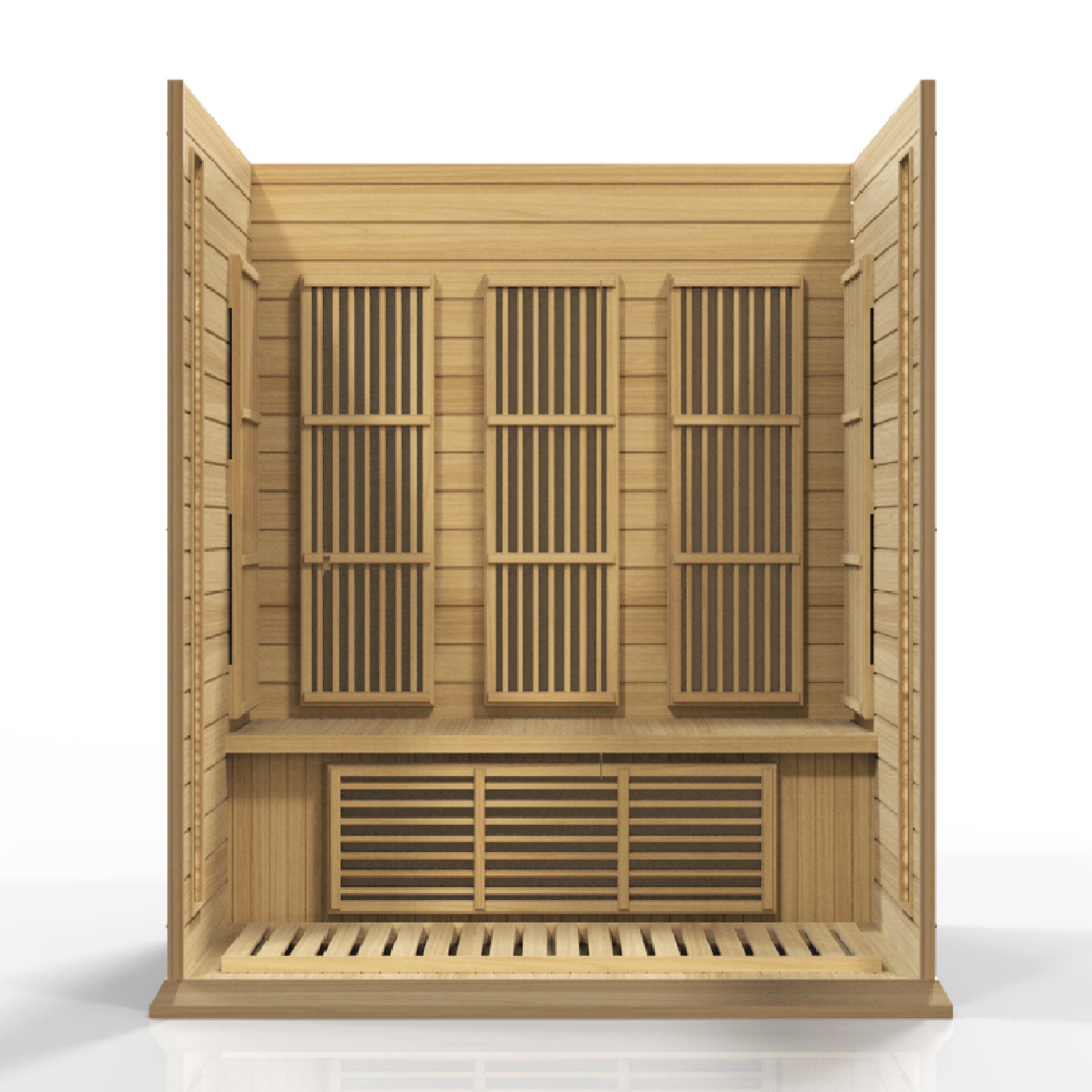 Maxxus 3 Person Low EMF FAR IR Sauna Red Cedar (MX-K306-01 CED)
