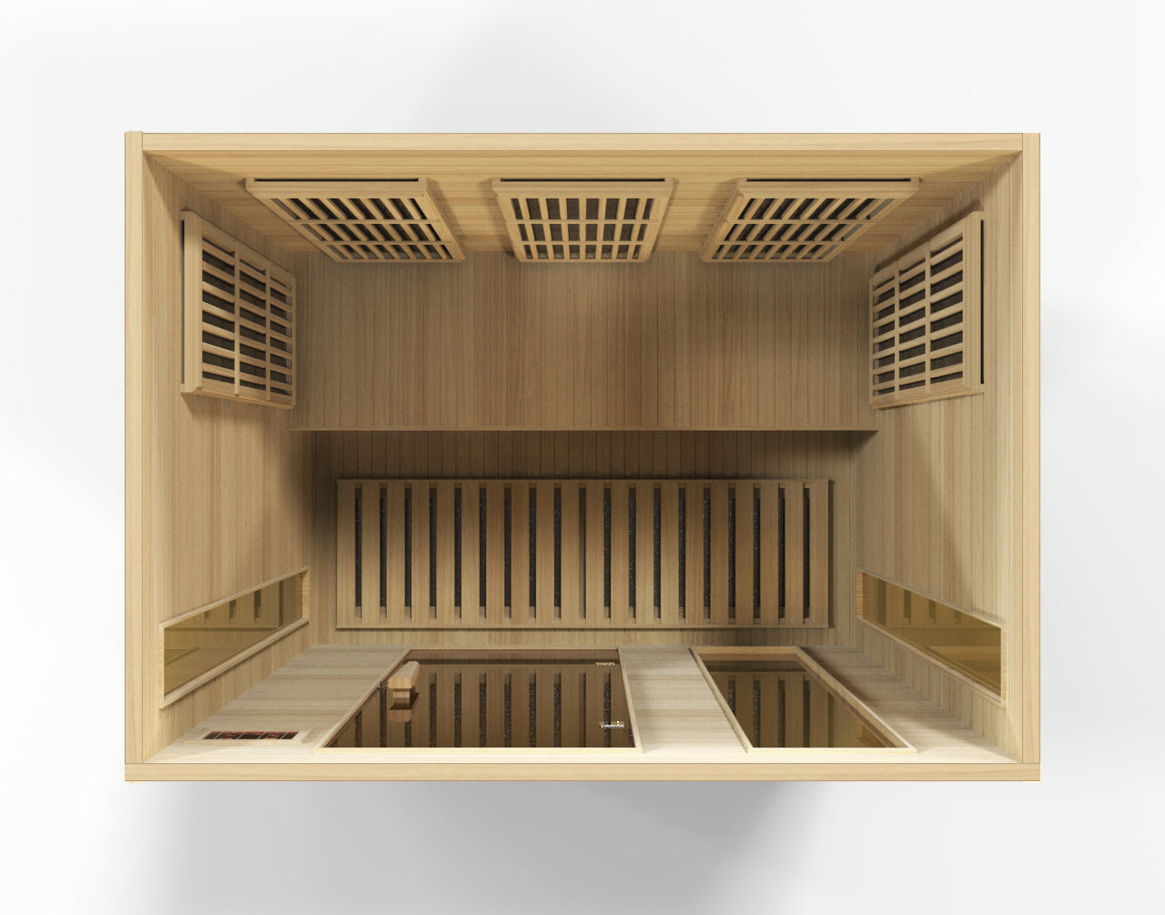 Maxxus 3 Person Low EMF FAR IR Sauna Red Cedar (MX-K306-01 CED)