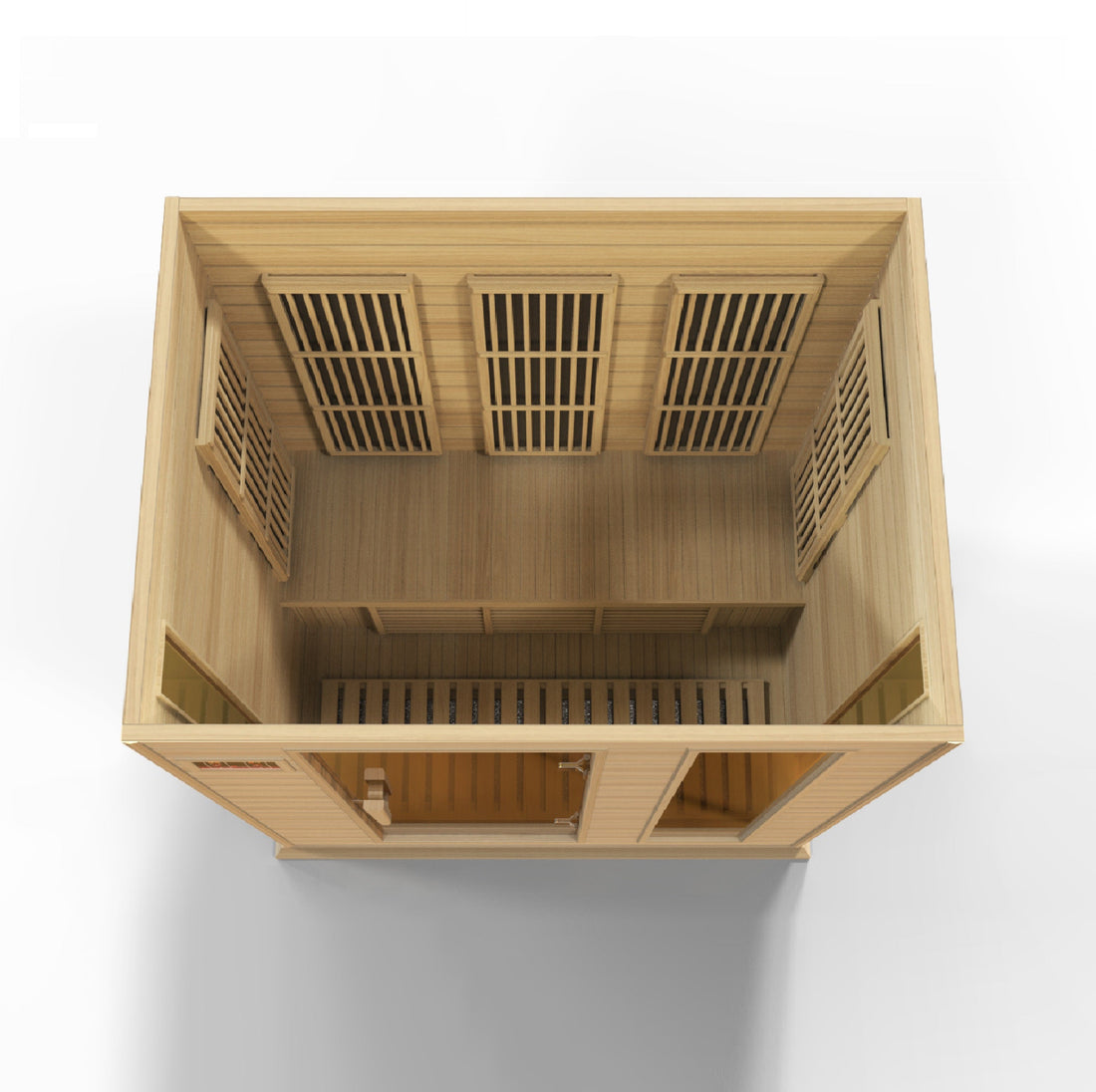 Maxxus 3 Person Low EMF FAR IR Sauna Red Cedar (MX-K306-01 CED)