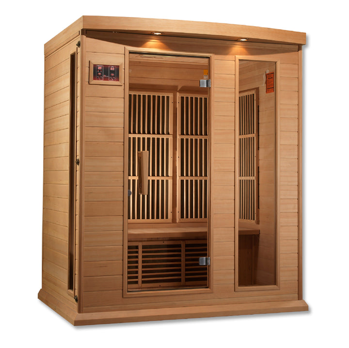 Maxxus 3 Person Low EMF FAR IR Sauna Red Cedar (MX-K306-01 CED)