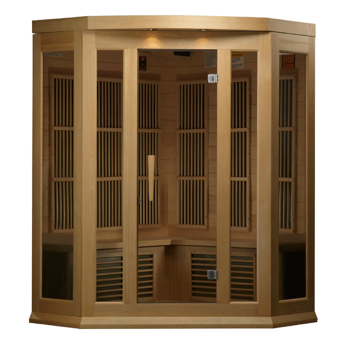Maxxus 3 Person Low EMF FAR IR Sauna Red Cedar (MX-K356-01 CED)