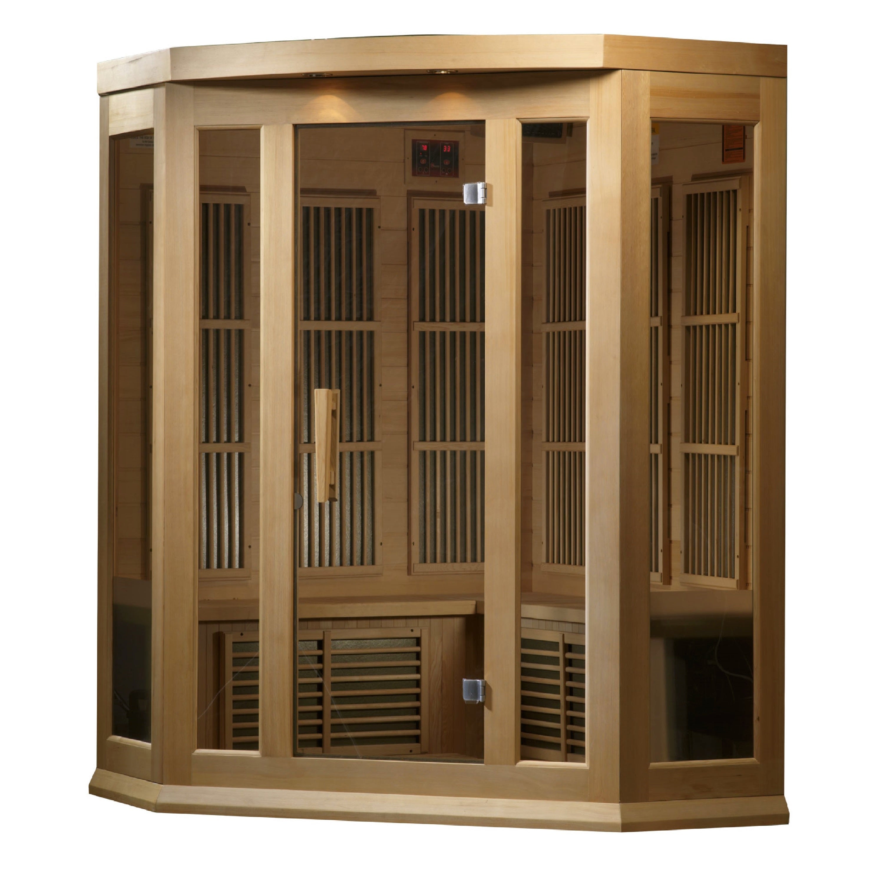 Maxxus 3 Person Low EMF FAR IR Sauna Red Cedar (MX-K356-01 CED)