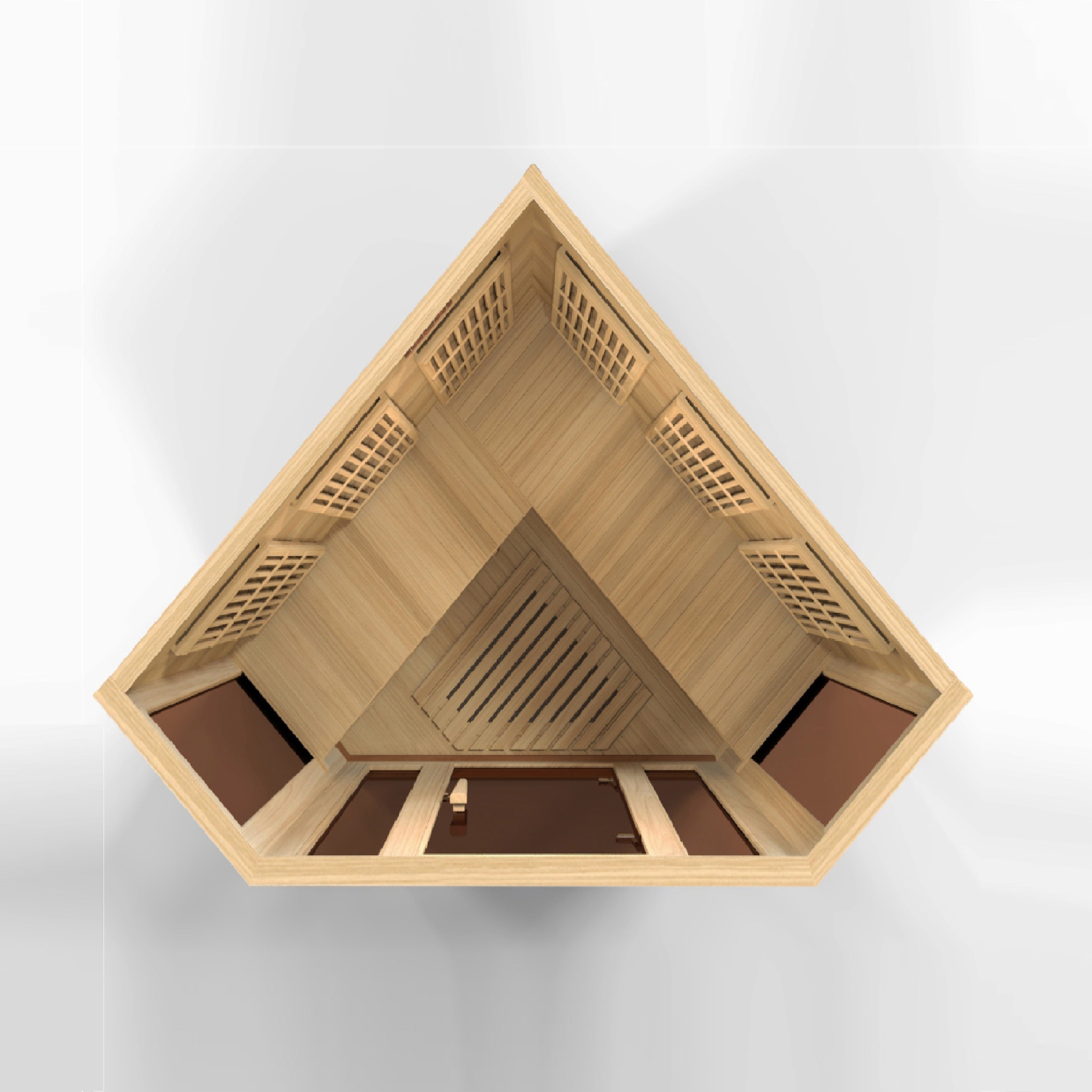 Maxxus 3 Person Low EMF FAR IR Sauna Red Cedar (MX-K356-01 CED)
