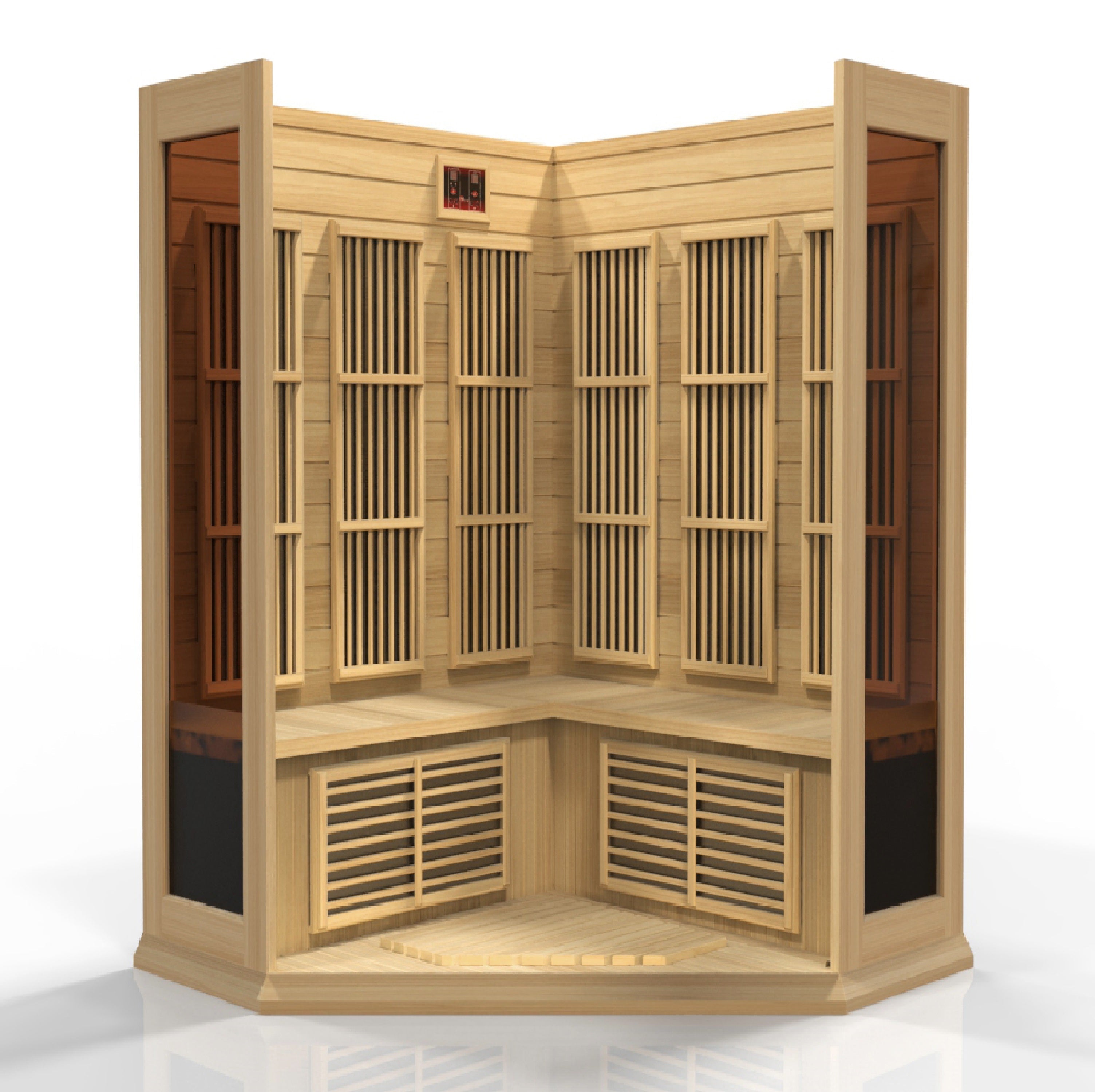 Maxxus 3 Person Low EMF FAR IR Sauna Red Cedar (MX-K356-01 CED)