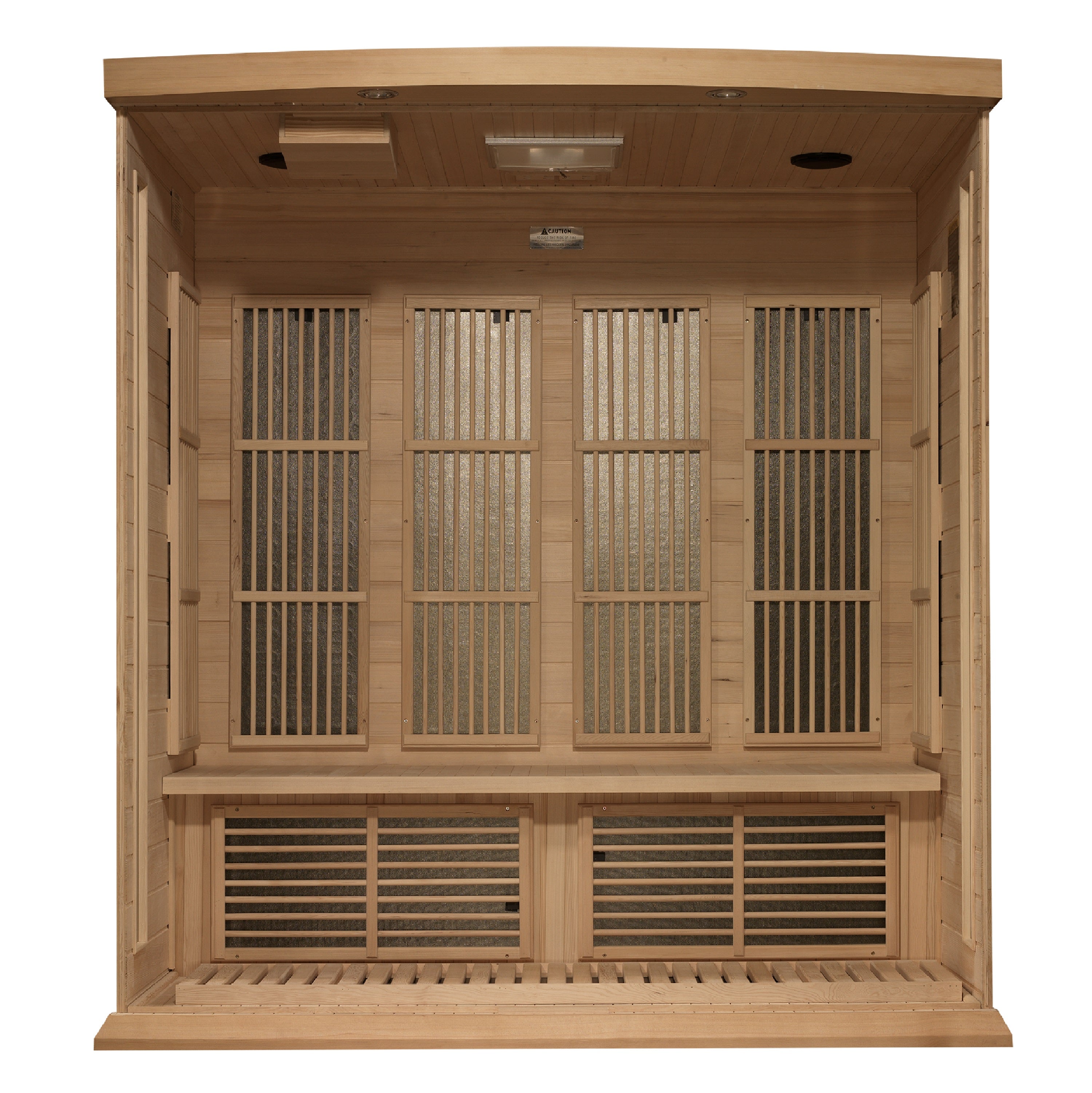 Maxxus 4 Person NZ EMF FAR IR Sauna Red Cedar (MX-K406-01-ZF CED)