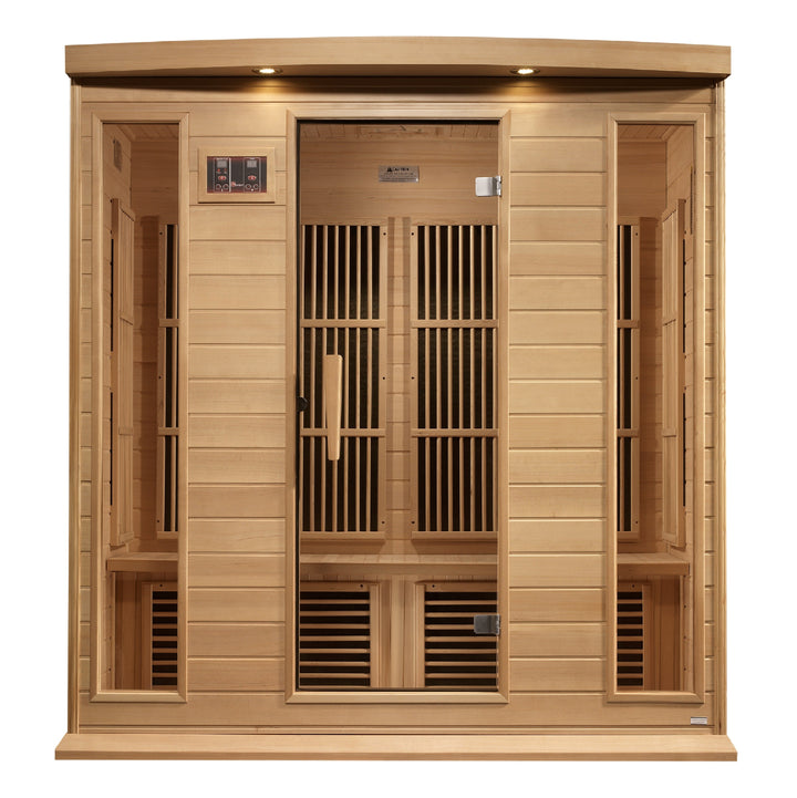 Maxxus 4 Person NZ EMF FAR IR Sauna Red Cedar (MX-K406-01-ZF CED)