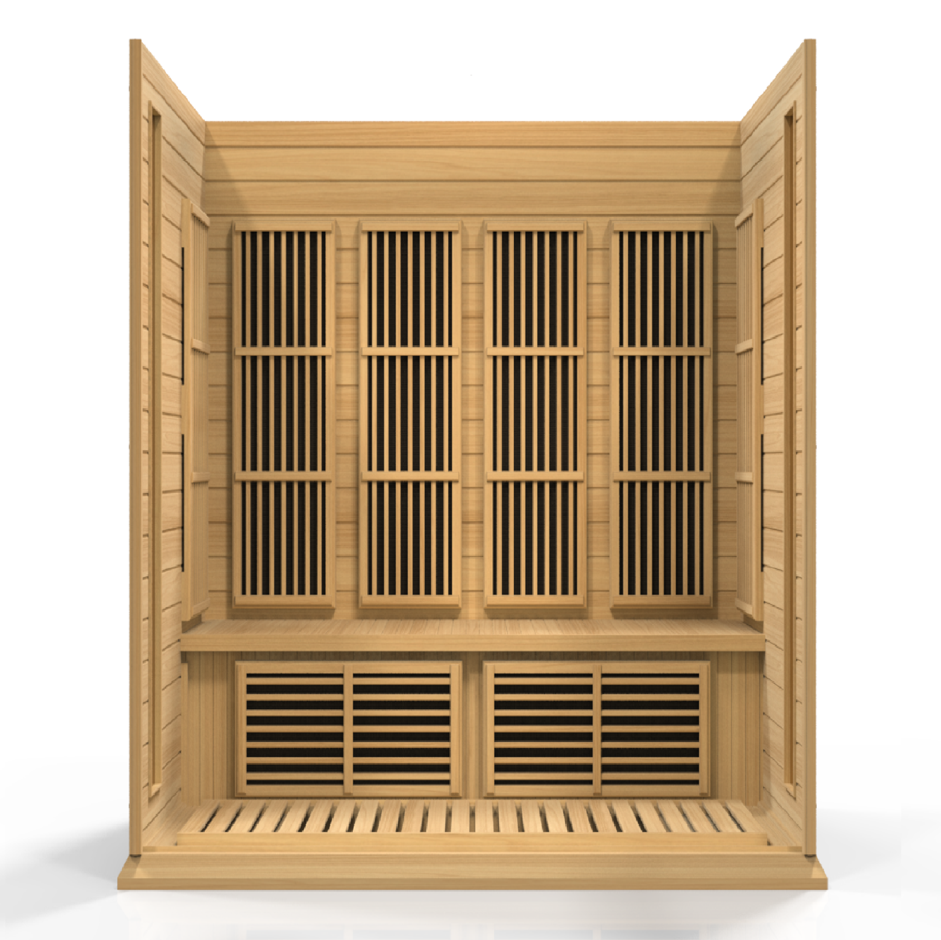 Maxxus 4 Person Low EMF FAR IR Sauna Red Cedar (MX-K406-01 CED)