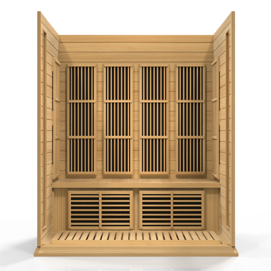 Maxxus 4 Person Low EMF FAR IR Sauna Red Cedar (MX-K406-01 CED)