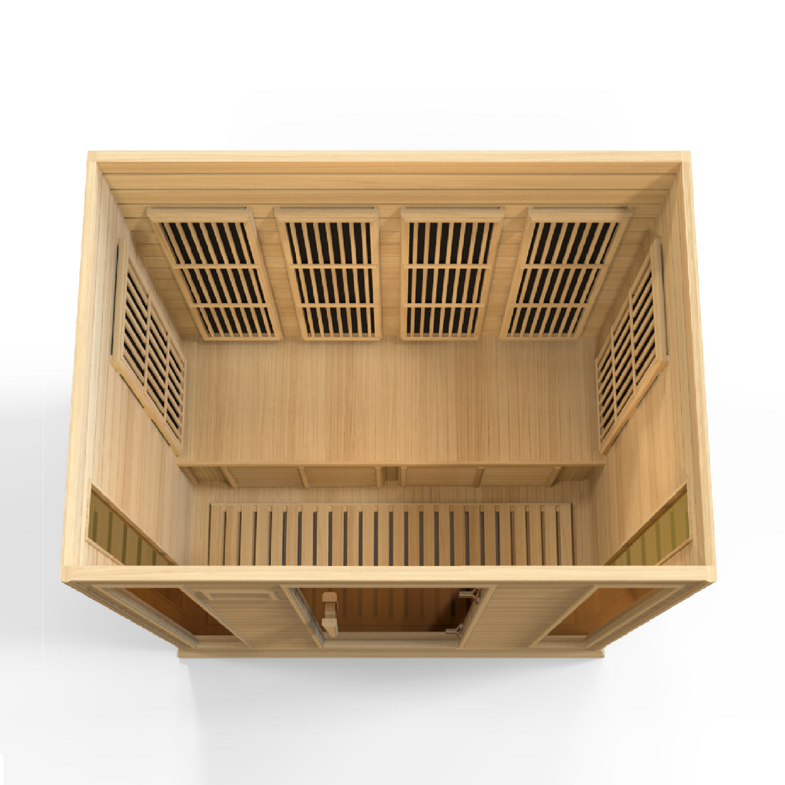 Maxxus 4 Person Low EMF FAR IR Sauna Red Cedar (MX-K406-01 CED)