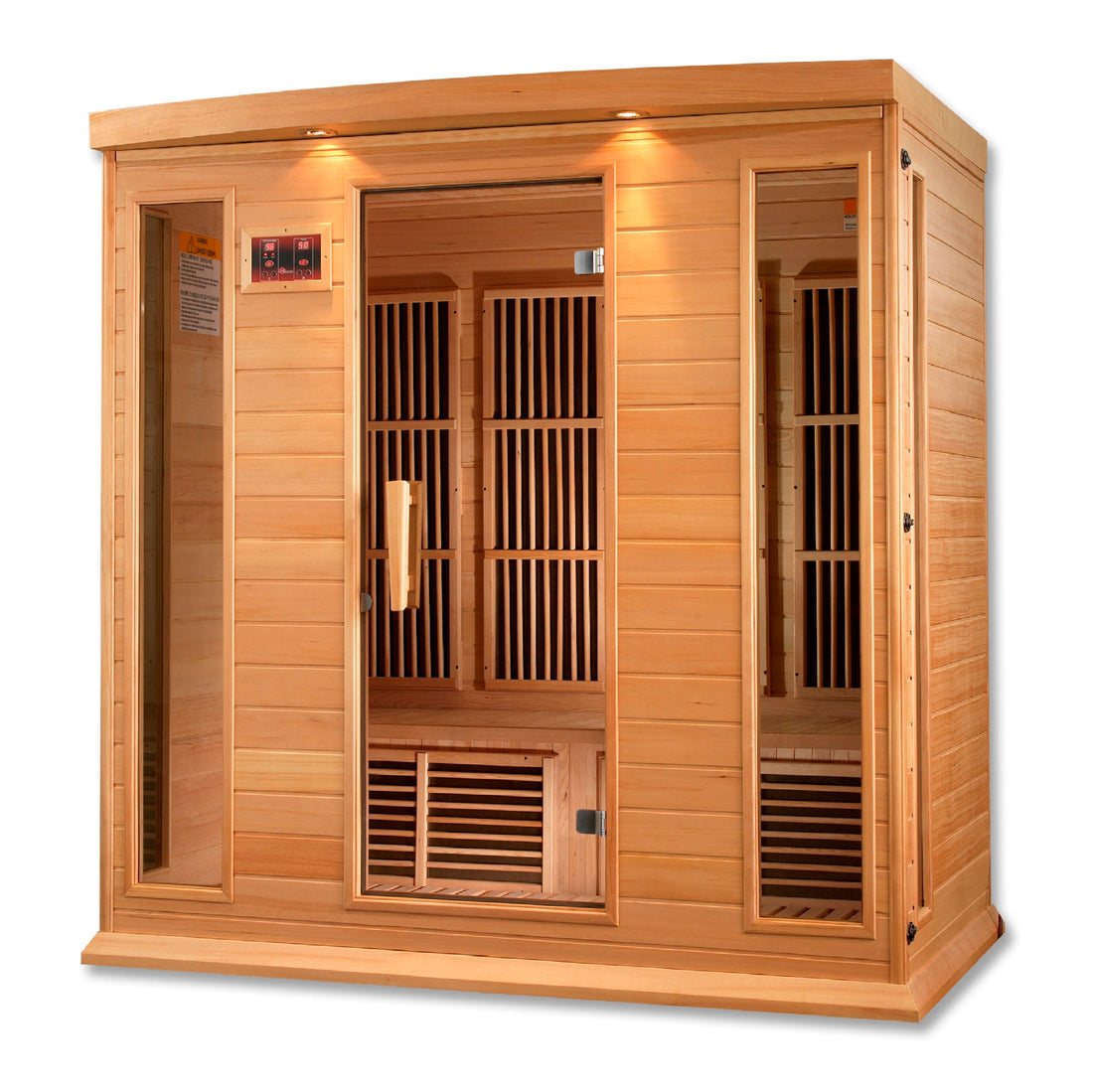 Maxxus 4 Person Low EMF FAR IR Sauna Red Cedar (MX-K406-01 CED)