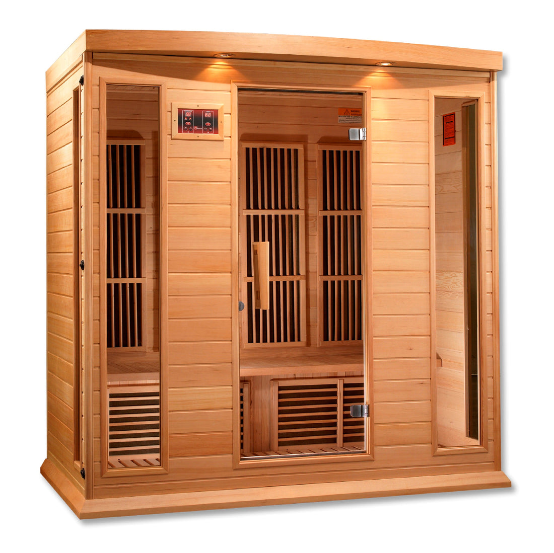 Maxxus 4 Person Low EMF FAR IR Sauna Red Cedar (MX-K406-01 CED)