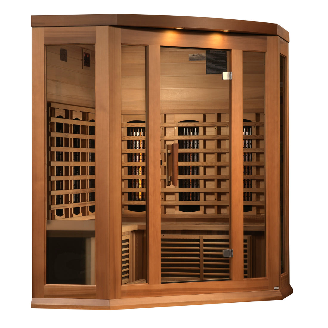 Maxxus 3 Person Corner Full Spectrum IR Sauna (MX-M356-01-FS CED)