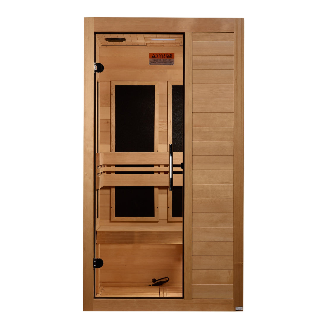 Dynamic "Venito" 1-2 Person Ultra Low EMF FAR IR Sauna (DYN-6115-05 Elite)