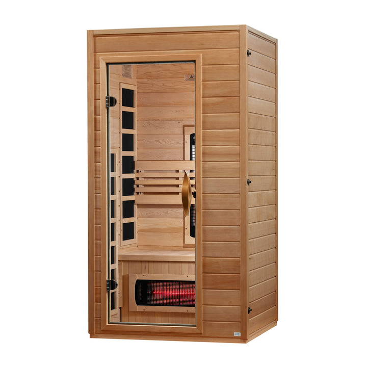Dynamic "Martin" 1-2 Person Full Spectrum NZ EMF FAR IR Sauna (DYN-6006-03 FS)