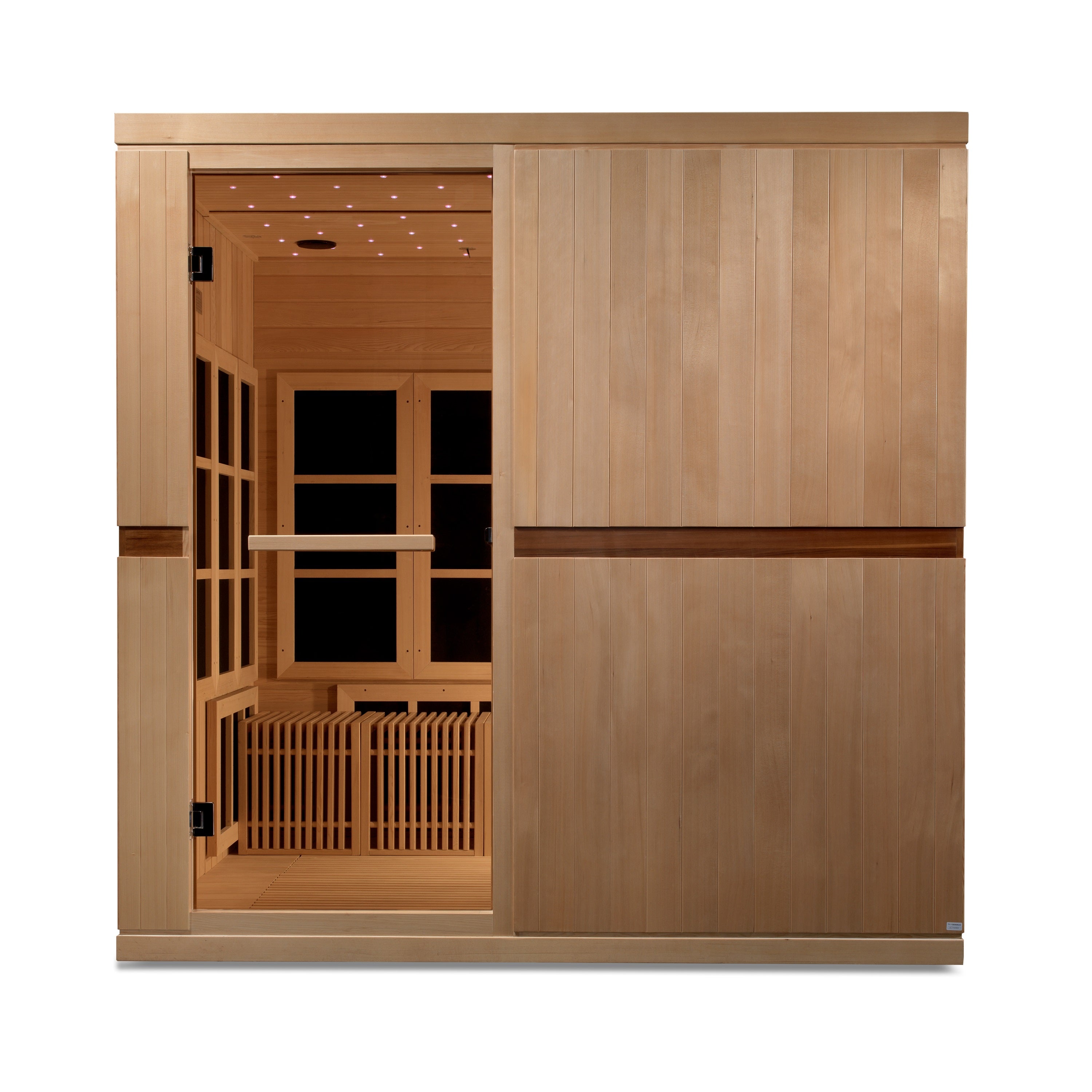 Golden Designs 2025 "Catalonia" 8 Person Near Zero EMF FAR IR Sauna (GDI-6880-02 Elite)