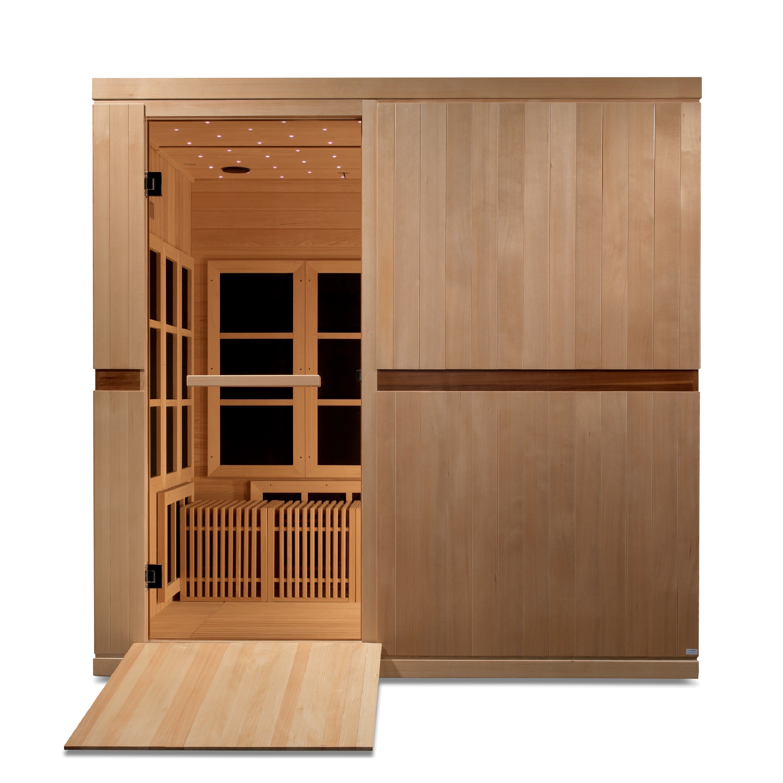 Golden Designs 2025 "Catalonia" 8 Person Near Zero EMF FAR IR Sauna (GDI-6880-02 Elite)